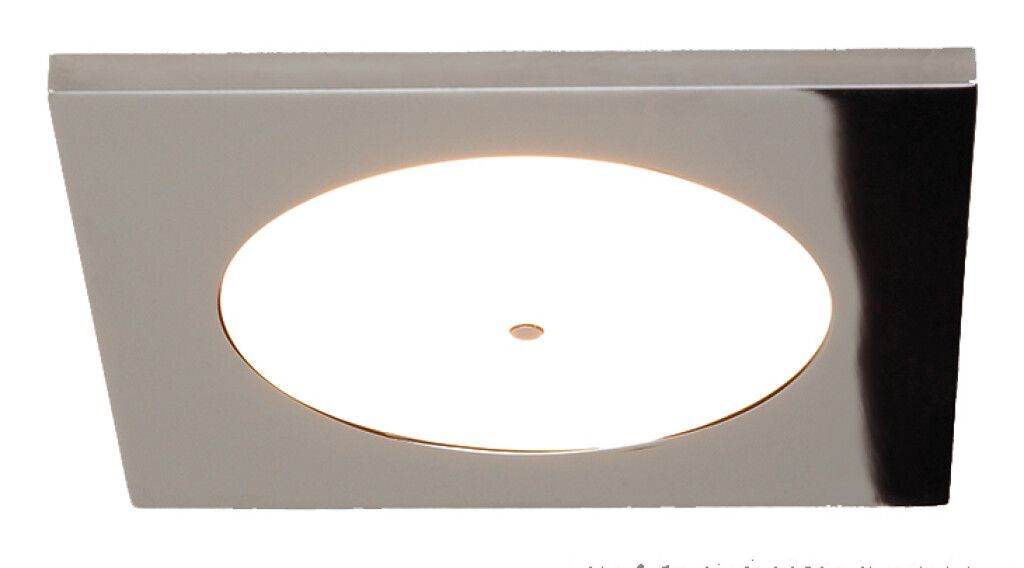 LED-Einbauleuchte EBQ12-2, (Master), chrom-glanz, Taster 3x1W, DC 10-30V, inkl. Dimmermodul, warmw.