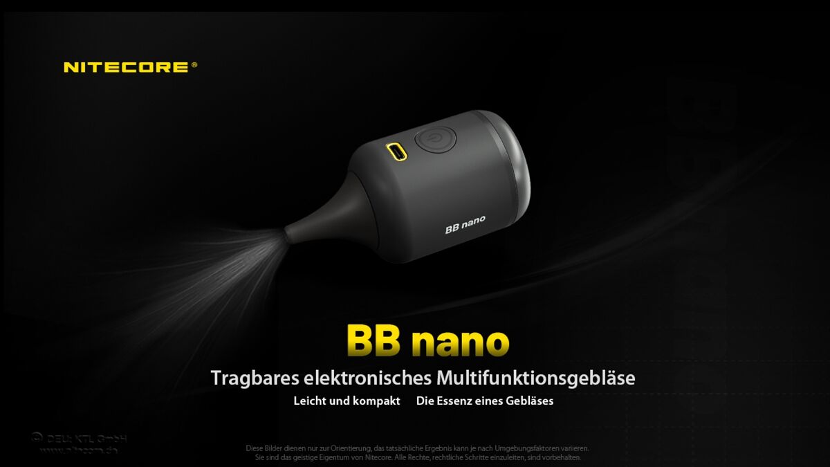 Nitecore BB Nano - kompaktes Gebläse