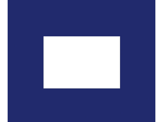 Talamex Buchstabenwimpel Abm. 30 x 36 cm Signalflagge P