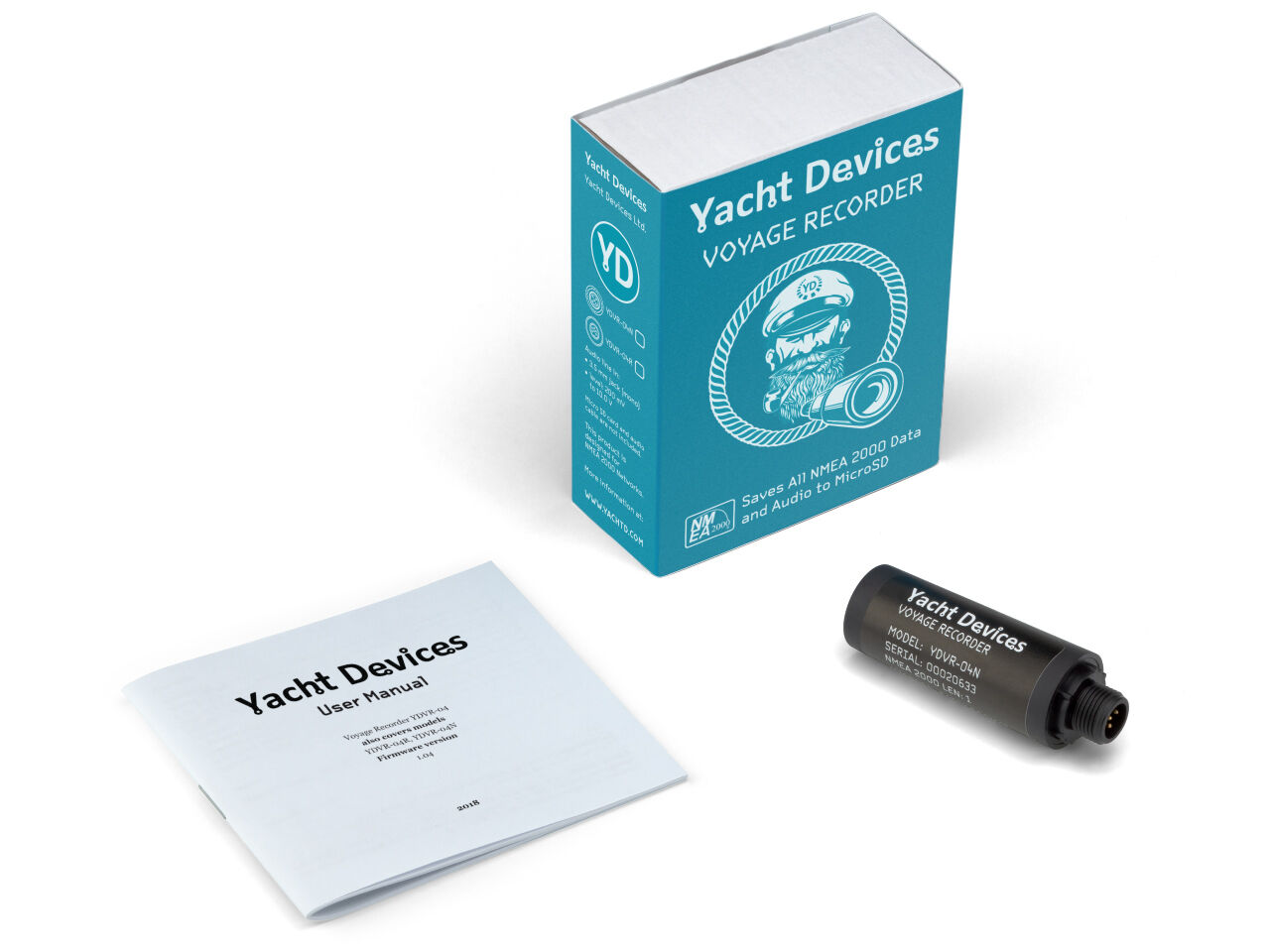 Yacht Devices Daten Recorder YDVR-04 Paket