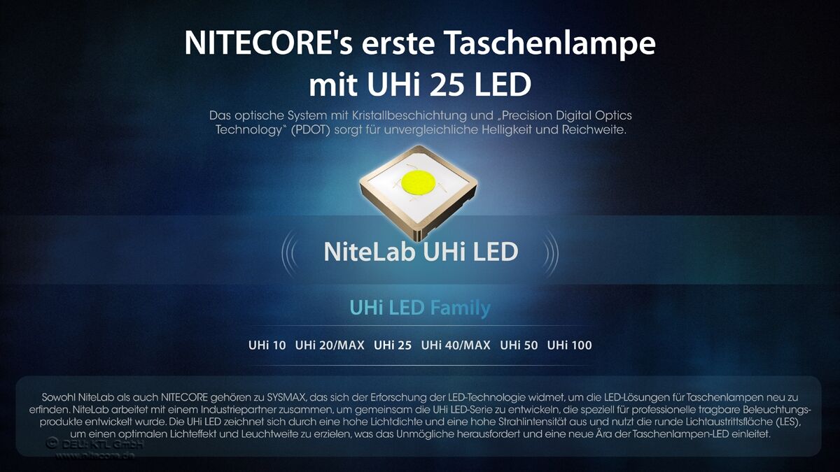 Nitecore MT1A PRO - 800 Lumen
