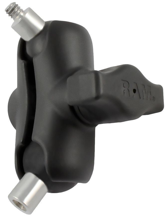 RAM Mounts Set - B-Kugel (1 Zoll), Kugel mit 1/4"-20 Gewindestift, kurzer Verbindungsarm, Kugel mit 1/4"-20 Innengewinde