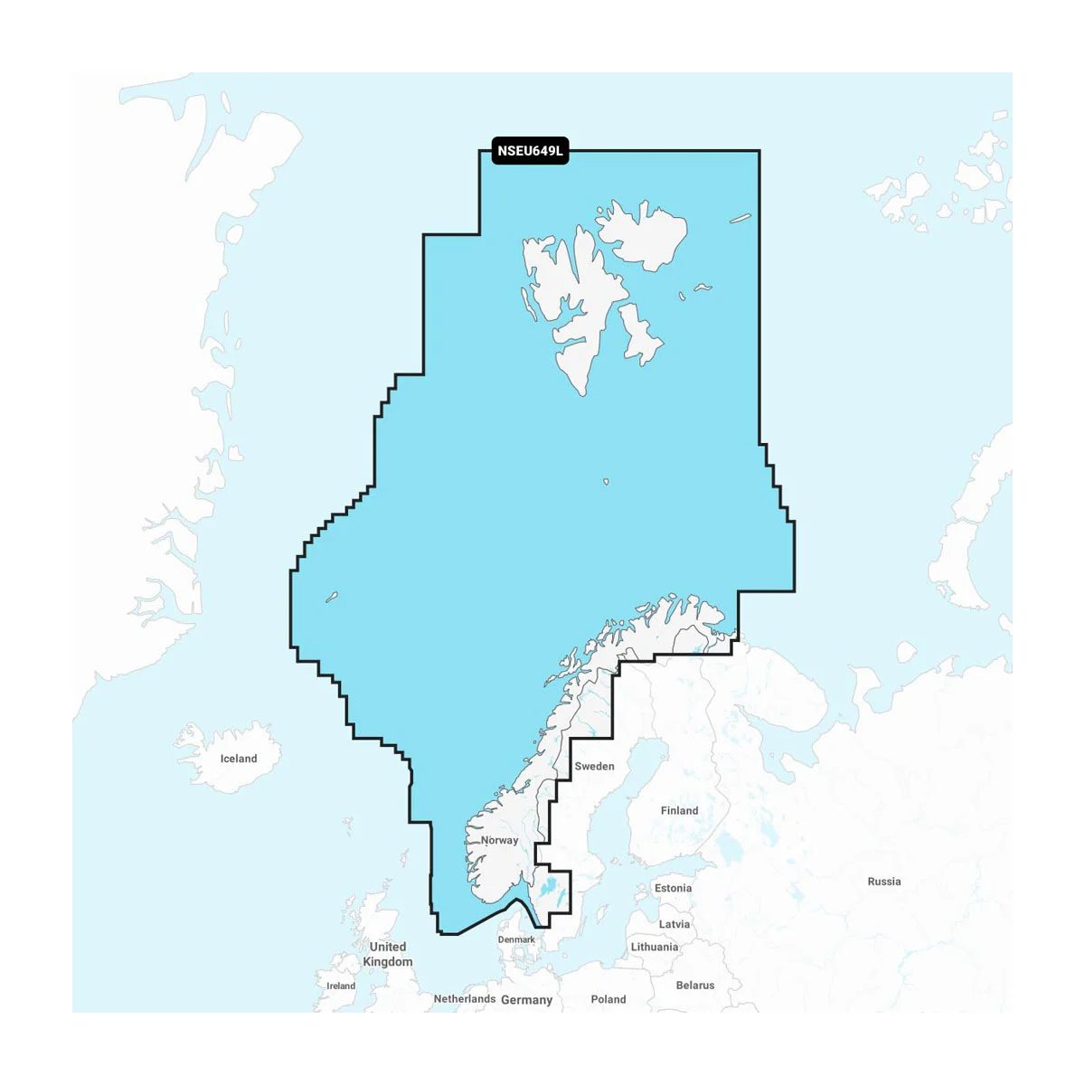 Garmin Navionics+ NSEU649L Norwegen Seekarte