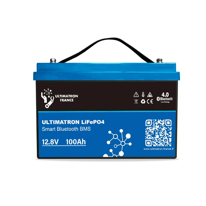 Ultimatron Lithium Batterie LiFePO4 12.8V 100Ah Smart BMS mit Bluetooth