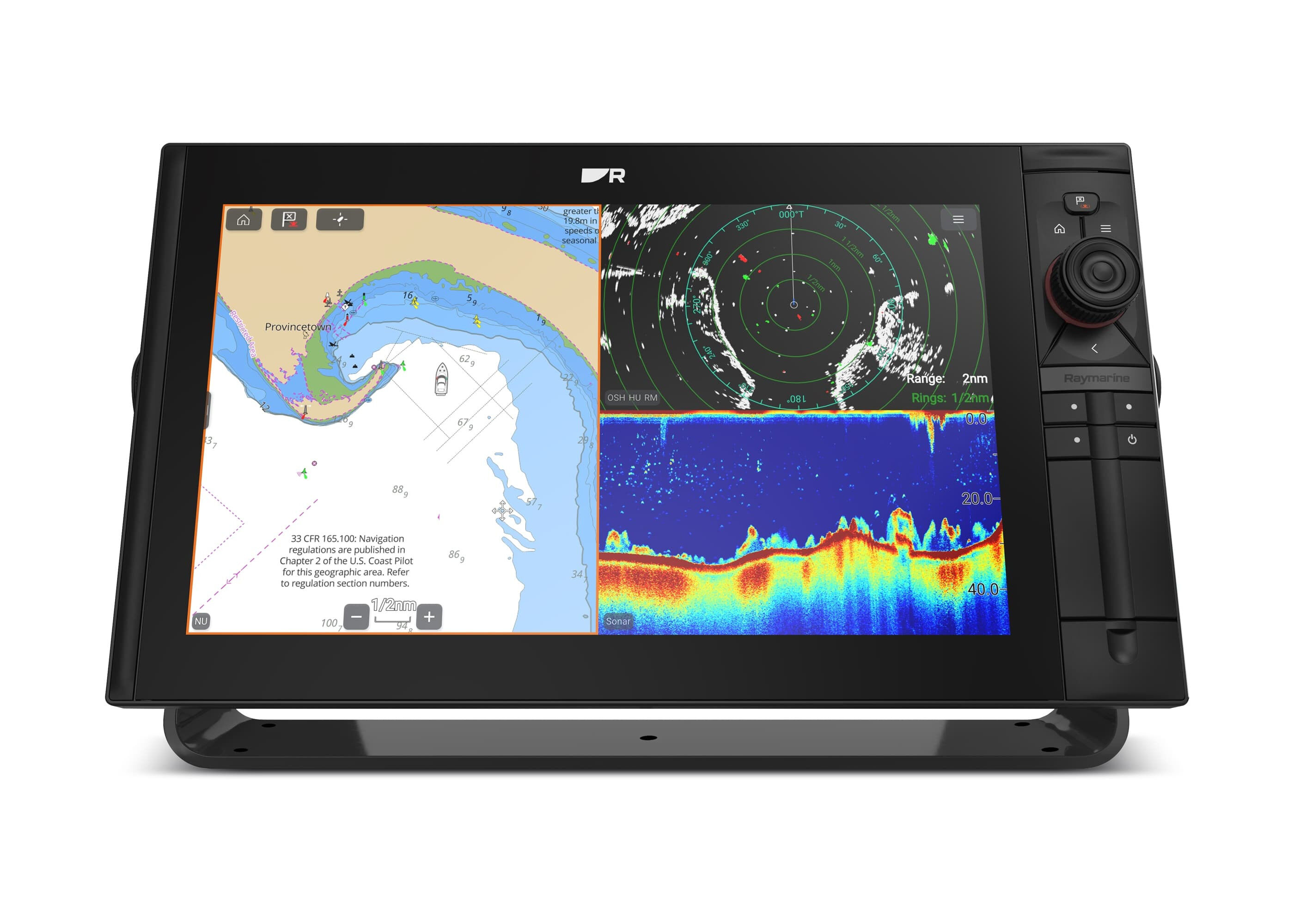 Raymarine Axiom2 Pro 16" RVM GPS MFD mit RealVisionMax ohne Lighthouse Seekarte