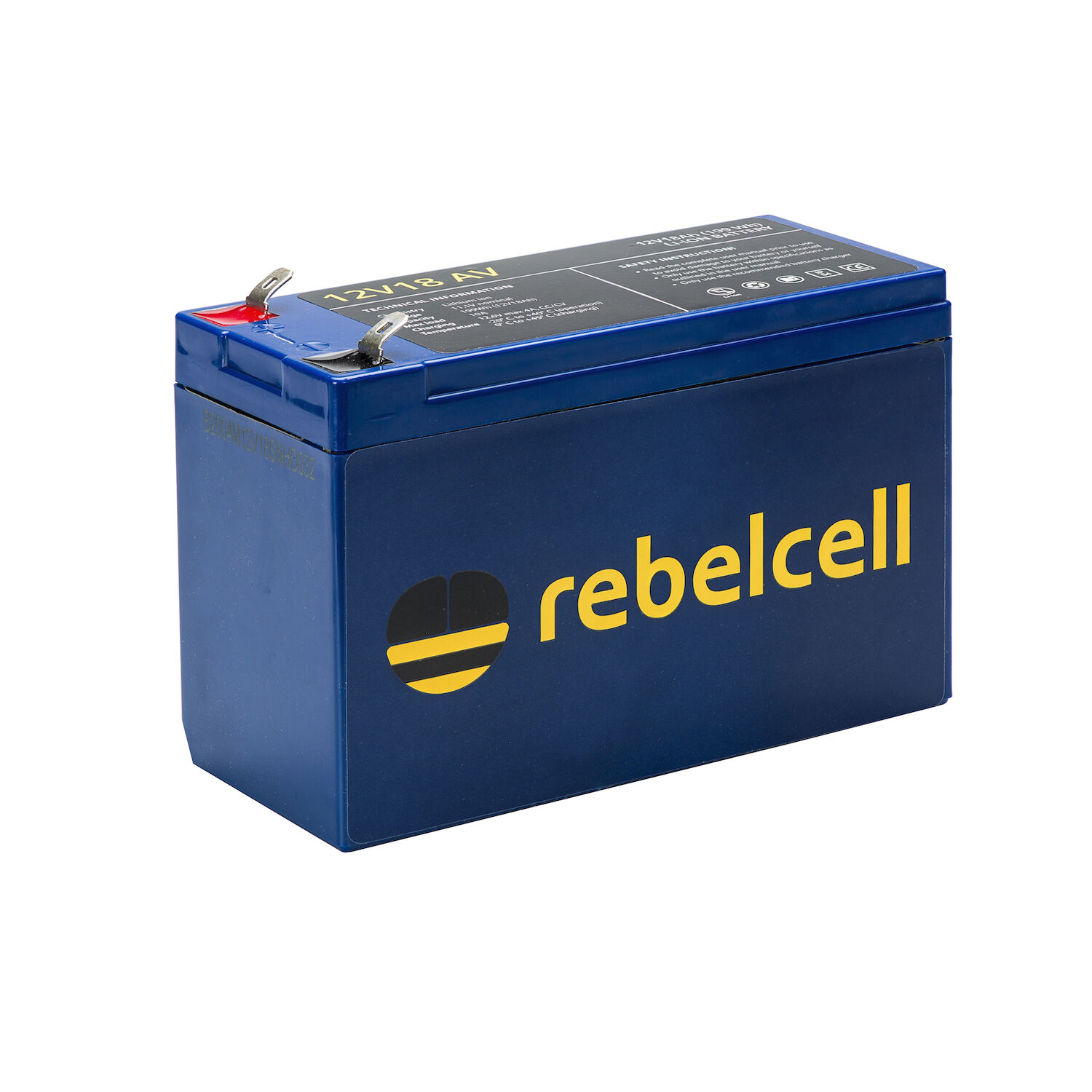 RebelCell 12V18 AV Lithium Batterie (12V 18Ah) 199Wh