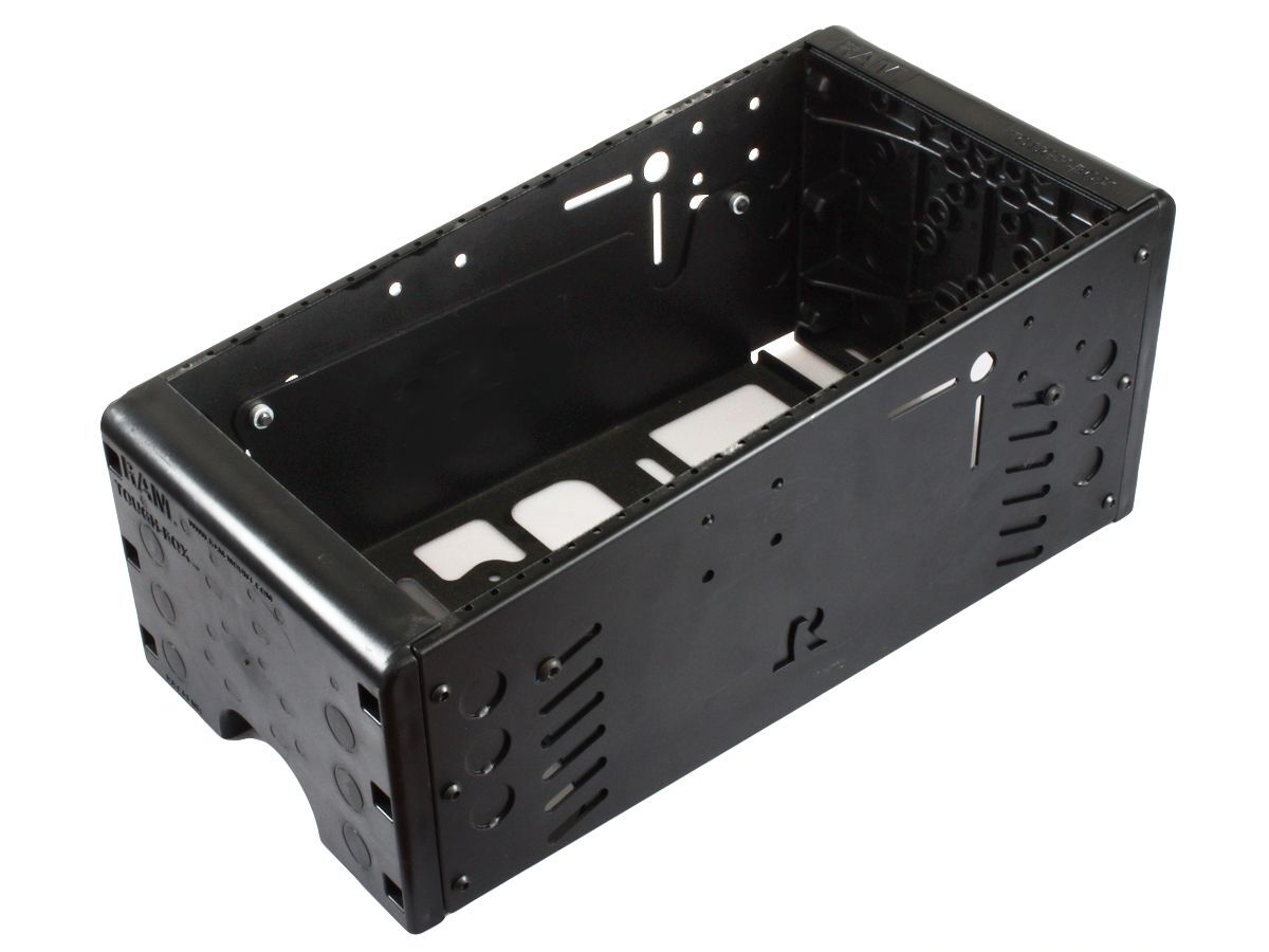 RAM Mounts Tough-Box Fahrzeugkonsole - Höhe 192-298,5 mm, Breite 228,6 mm, Länge 431,8 mm