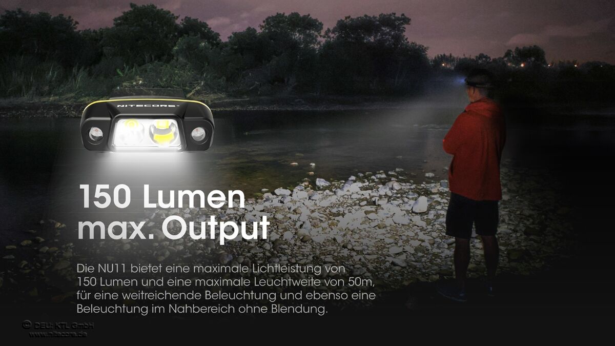 Nitecore NU11 - Clipleuchte mit IR-Sensor