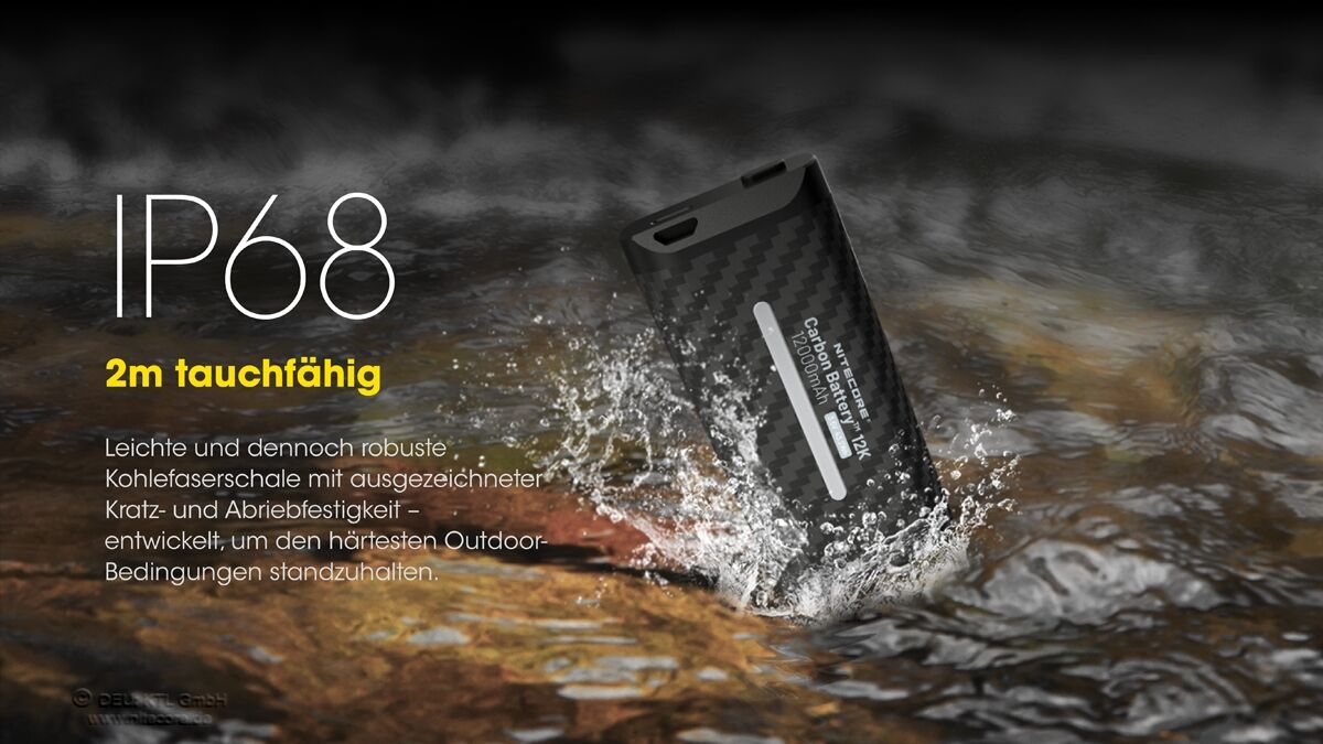 Nitecore Carbon Battery™ 12K Extension Kit