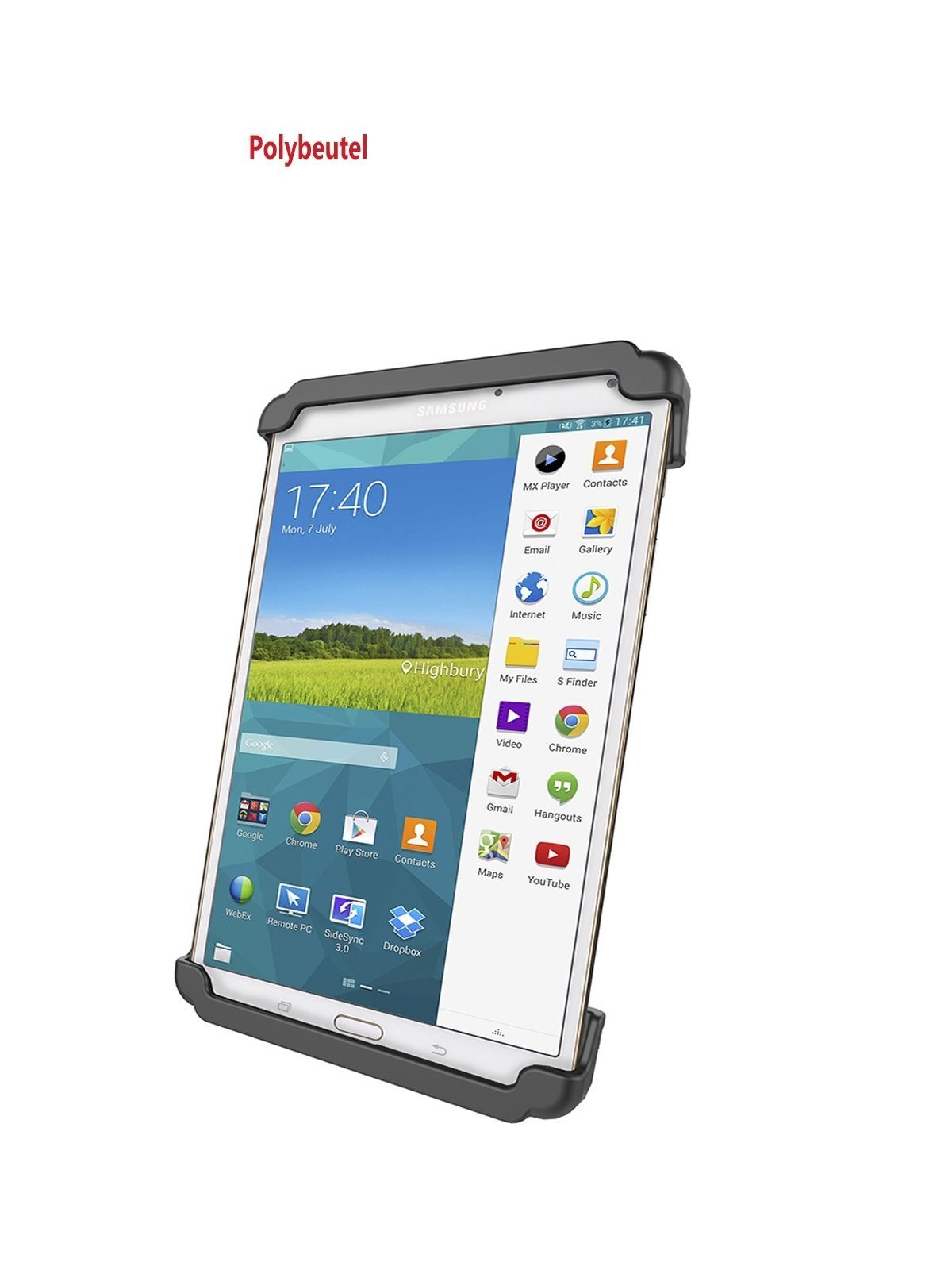 RAM Mounts Tab-Tite Universal Halteschale für 7-8 Zoll Tablets - AMPS-Aufnahme, Schrauben-Set