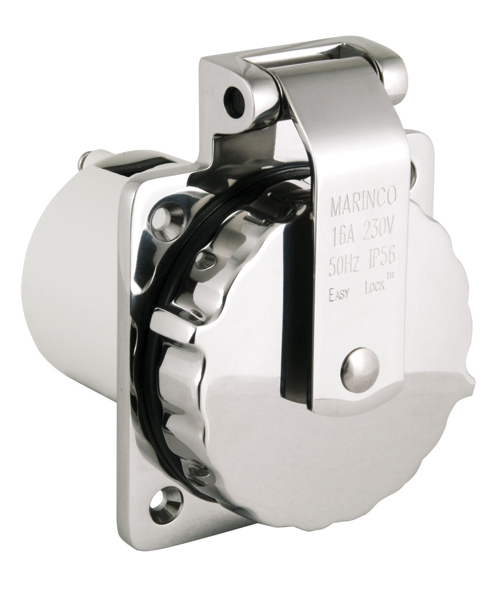 170225-2914 Marinco Bordeinspeisung 16A Edelstahl 303SSEL-BXPK