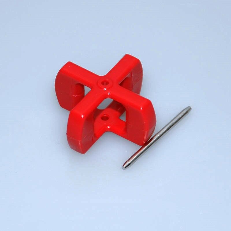 6637-97_1 Nexus Paddelrad Rot mit Achsen bis 30 Knoten