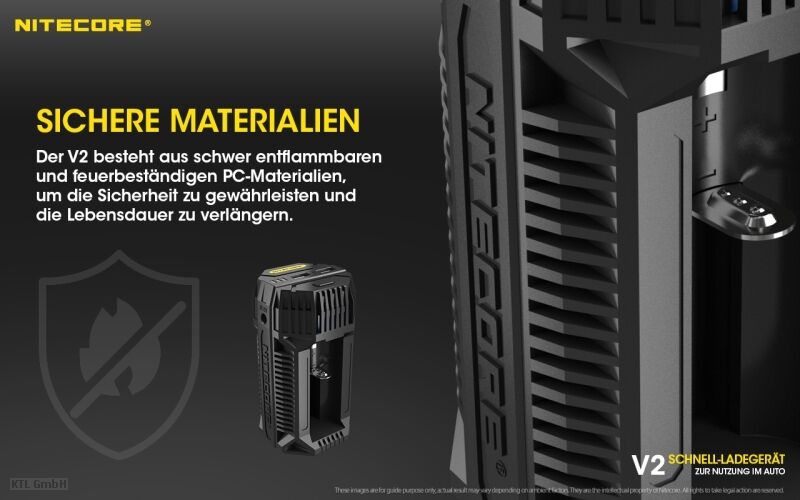 Nitecore V2 - Kfz-Ladegerät