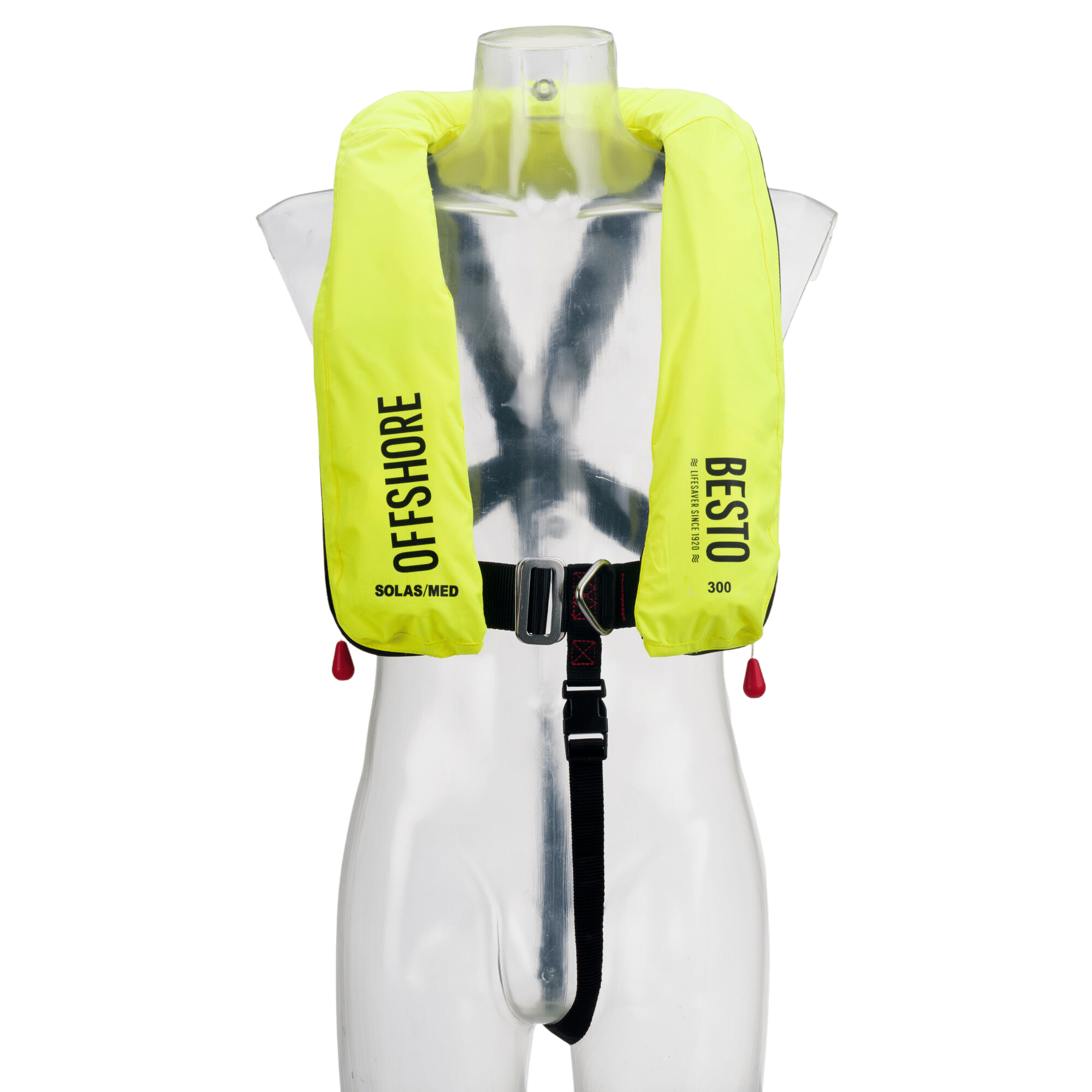Besto Besto 300N Rettungsweste Solas Offshore Twin Chamber yellow