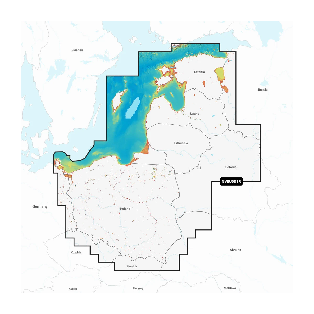 Garmin Navionics Vision+ NVEU081R Ostsee Ostküste Polen & Baltikum Seekarte Garmin Navionics Vision+ NVEU081R Ostsee Ostküste Polen & Baltikum Seekarte