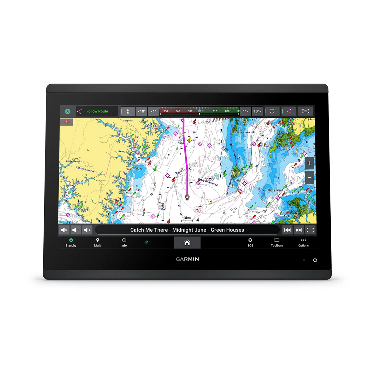 Garmin GPSmap 1623 GPS Kartenplotter Multifunktionsdisplay 16"