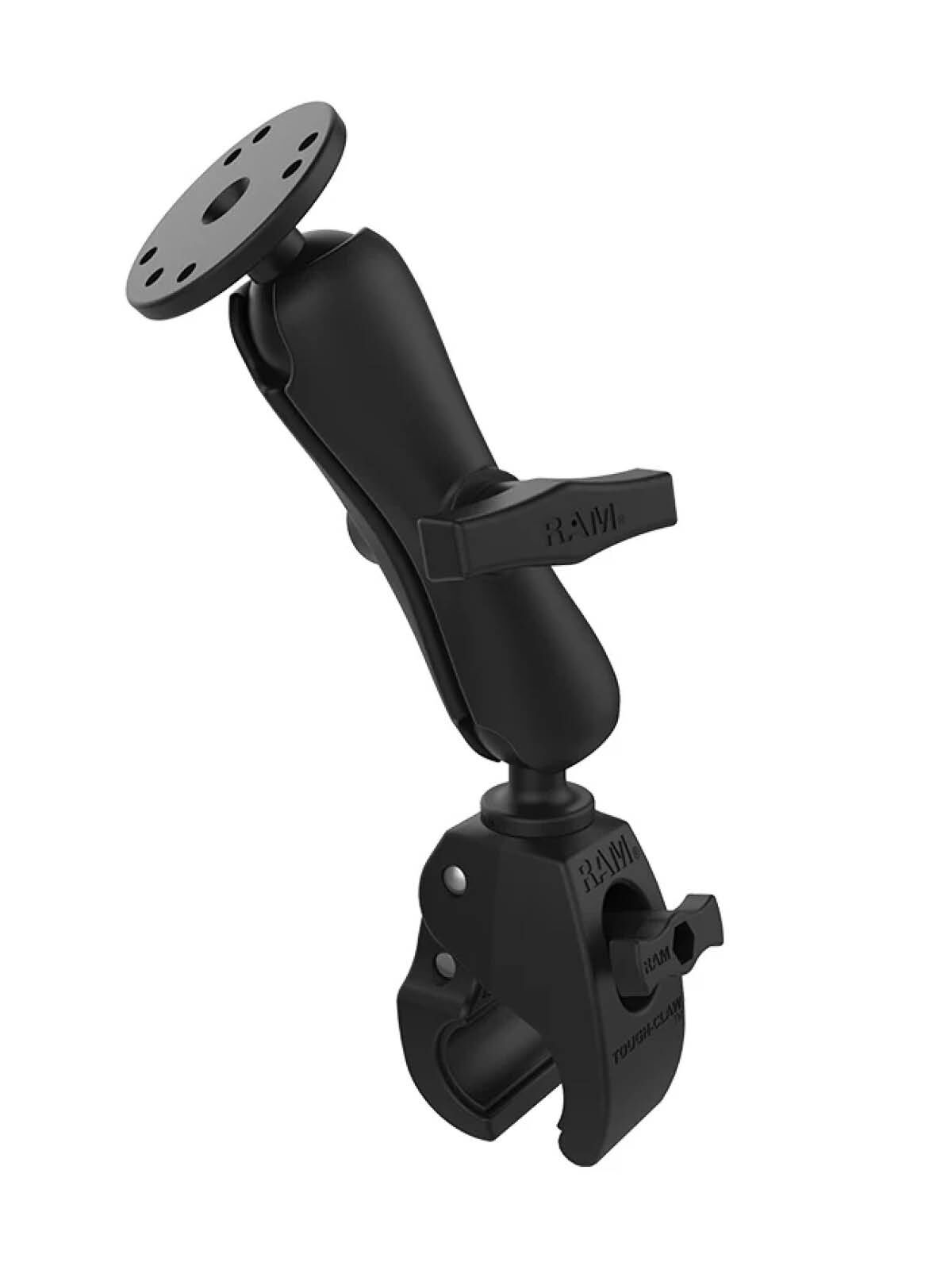 RAM Mounts Tough-Claw Set - C-Kugel (1,5 Zoll), Tough-Claw mittel (Durchmesser 25,4-40,6 mm), 4-Loch AMPS-Anbindung