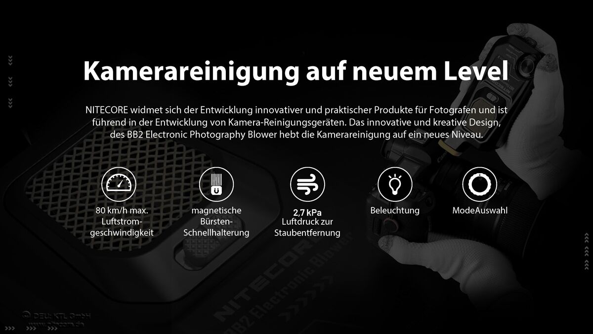 Nitecore BB2 - elektronisches Gebläse