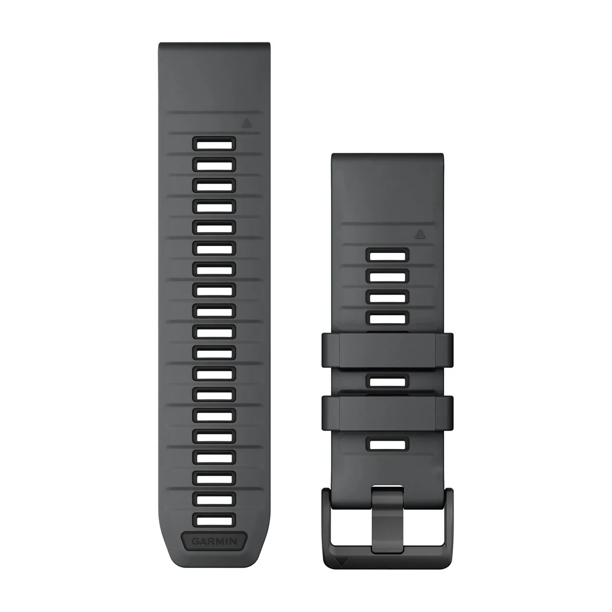 Garmin QuickFit®-Armband Silikon (26 mm) Schiefergrau/Schwarz, Teile Schwarz