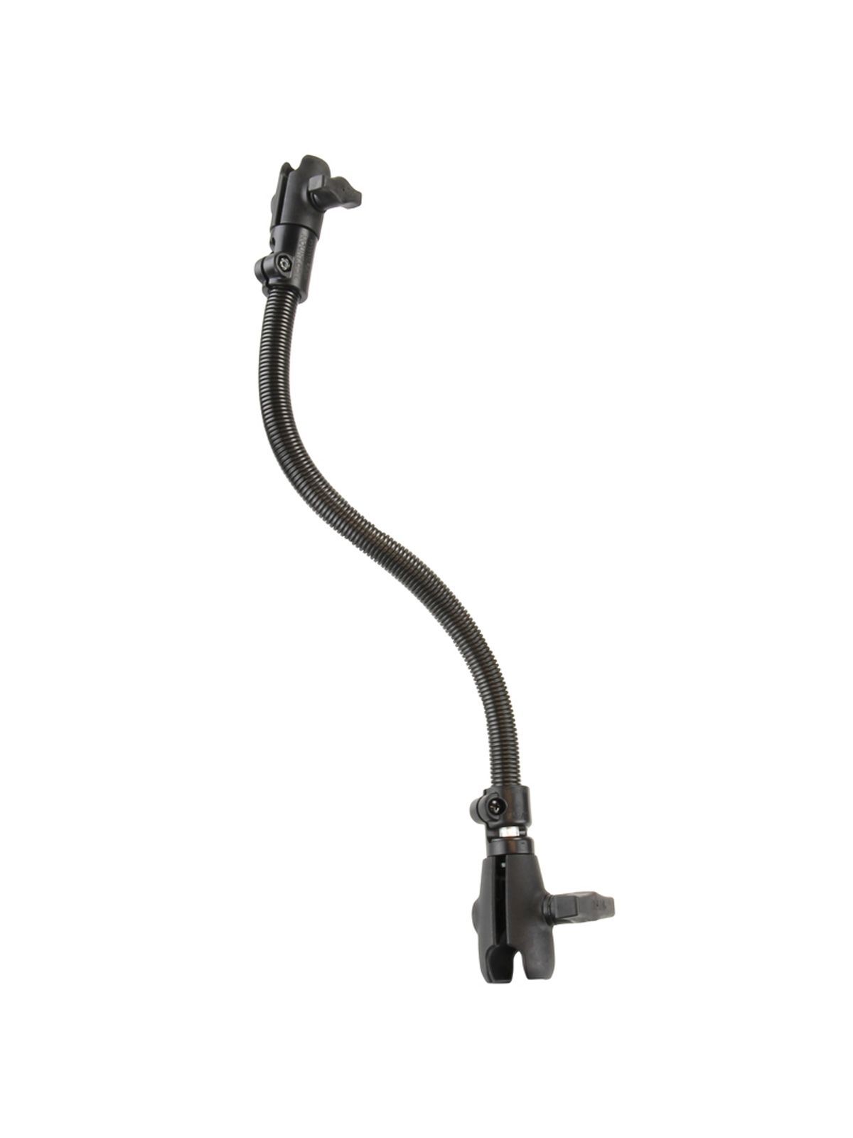 RAM Mounts flexibler Verbindungsarm (ca. 450 mm) - 1x C-Kugel Aufnahme (1,5 Zoll), 1x B-Kugel-Aufnahme (1 Zoll), im Polybeutel