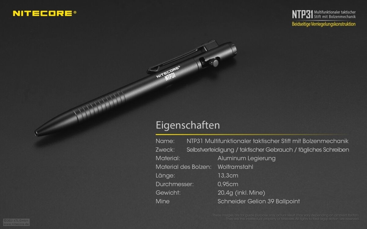 Nitecore Tactical Pen NTP31