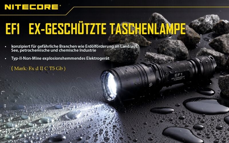 Nitecore EF1 - ex-geschützte Lampe
