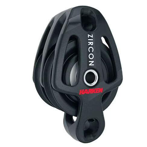 Harken 57mm Zircon Block doppelt (2-fach) mit Hundsfott
