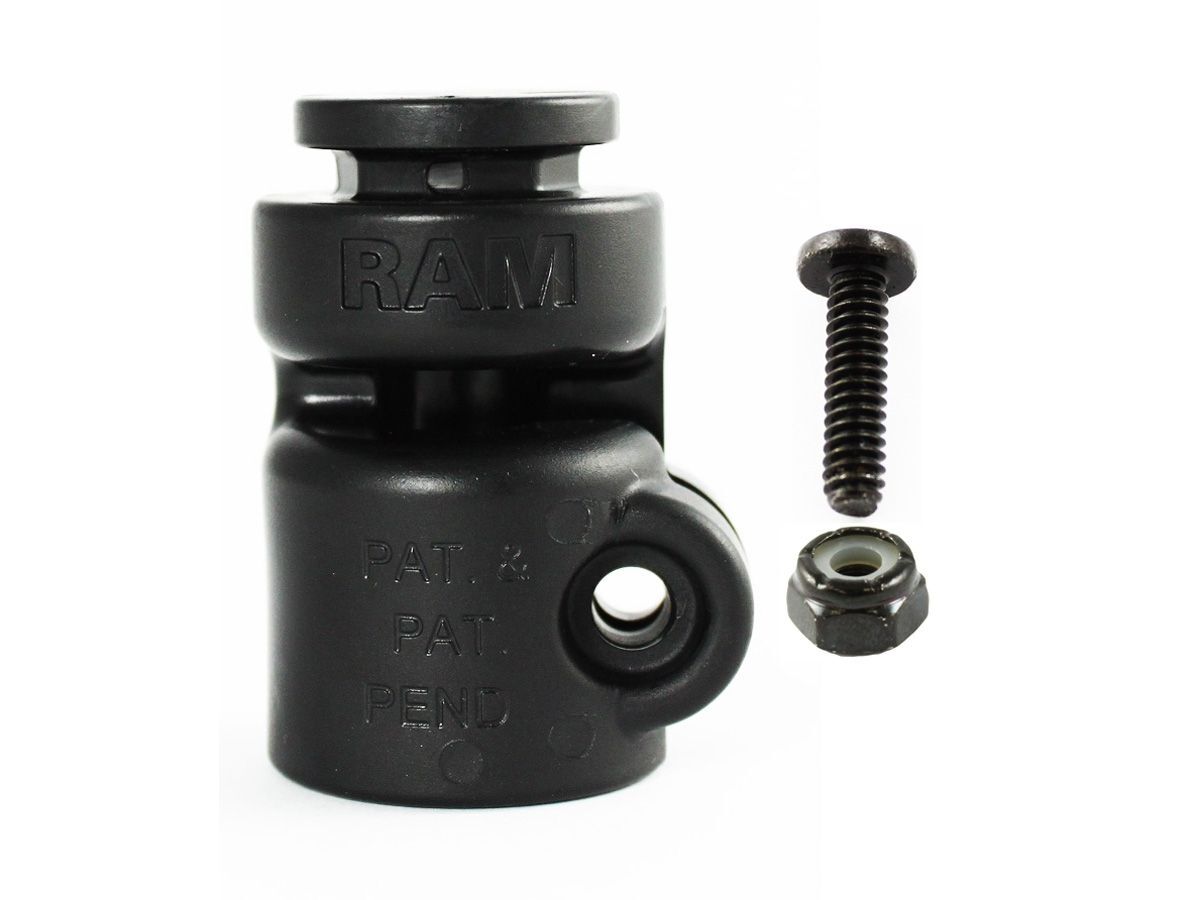 RAM Mounts Verbundstoff-Rohradapter mit Octagon-Anbindung - für 12,7 mm Rohrdurchmesser, Schraubbefestigung, im Polybeutel