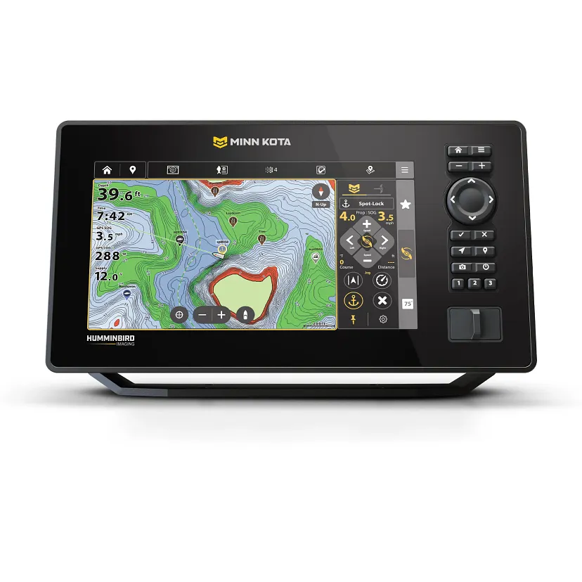 Minn Kota X9 Echolot der XPLORE-Serie mit 9-Zoll-Bildschirm und detaillierter Gewässerkarte