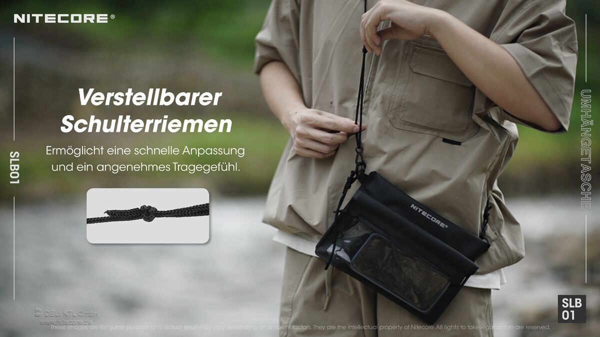 Nitecore SLB01 - Slingbag, wasserdicht