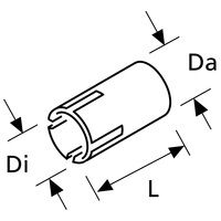 Webasto Abgasreduzierhuelse D22/24, L=40 Webasto Abgasreduzierhuelse D22/24, L=40