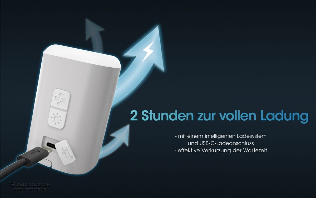Nitecore AP10 - elektronische Luftpumpe, mit LED-Leuchte