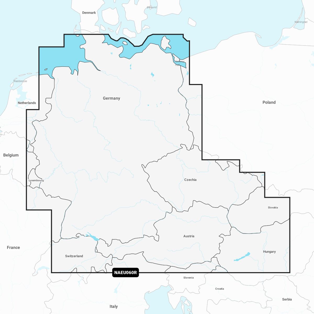Navionics+ Seekarte Germany Lakes & Rivers (NAEU060R) Navionics+ Seekarte Germany Lakes & Rivers (NAEU060R)