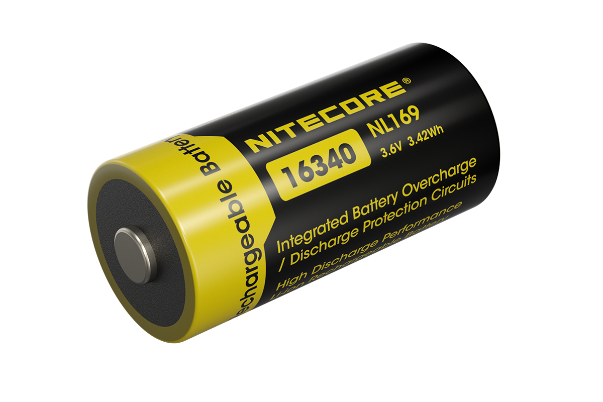 Nitecore Li-Ion Akku 16340, 950mAh - NL169