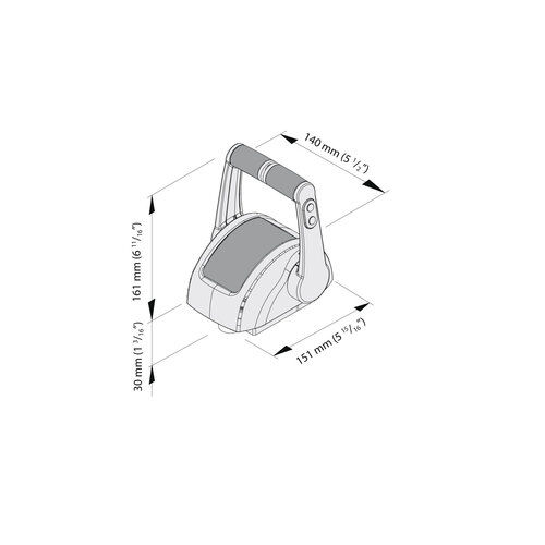 Vetus Bedienpult für 1-Motor mit Trimm