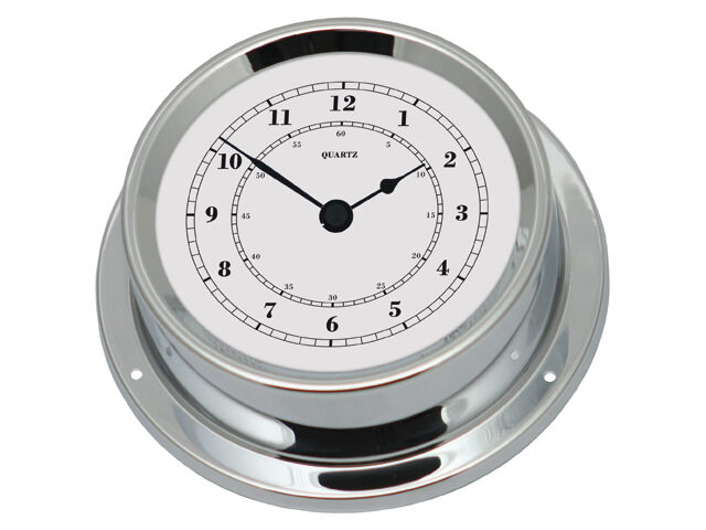 Talamex Serie 125 Messing verchromt Uhr
