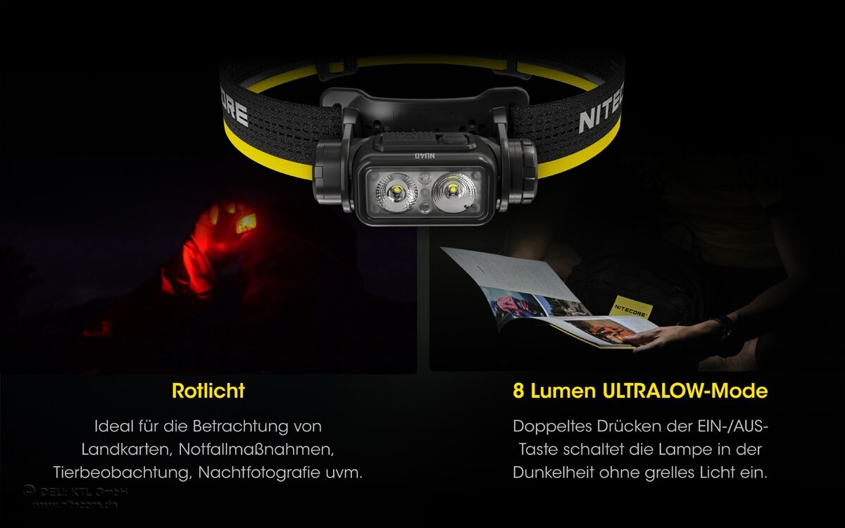 Nitecore NU40 - 1000 Lumen