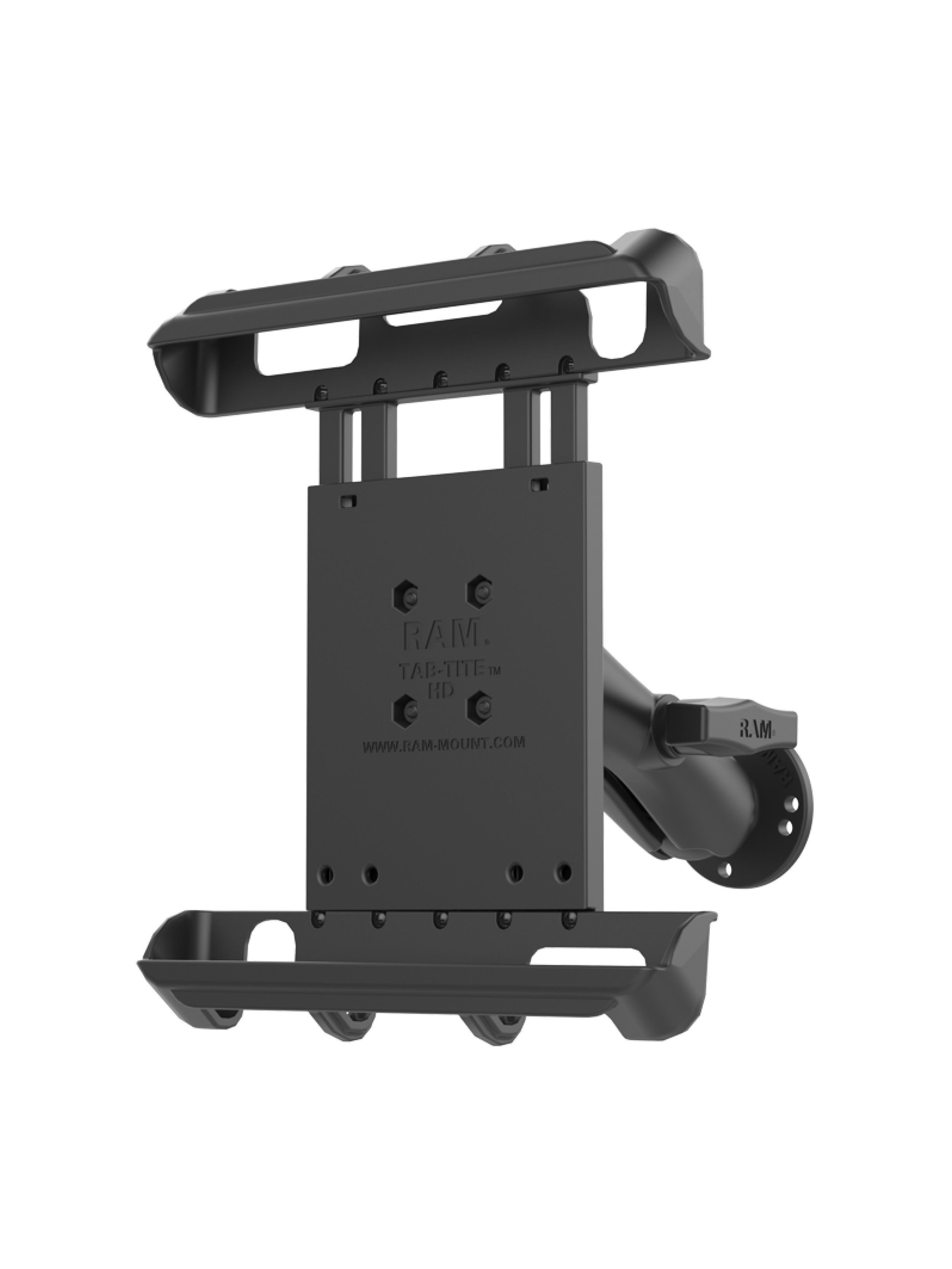RAM Mounts Tablet-Halterung 10 Zoll Tablets - C-Kugel (1,5 Zoll), mit Aufbau-Set, AMPS-4-Loch