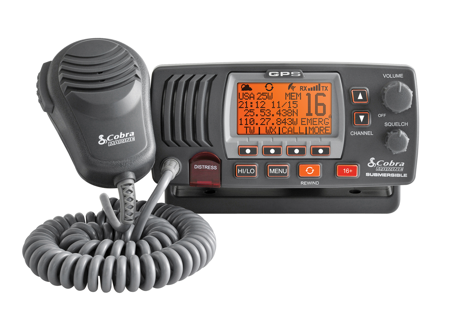 MRF77BGPS_H Cobra Marine MRF77EU UKW Sprechfunkgerät DSC ATIS GPS
