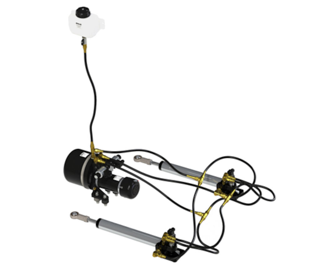 B&G Hydr. Linearantrieb Doppel RAM T4 24V (300mm Hub) B&G Hydr. Linearantrieb Doppel RAM T4 24V (300mm Hub)