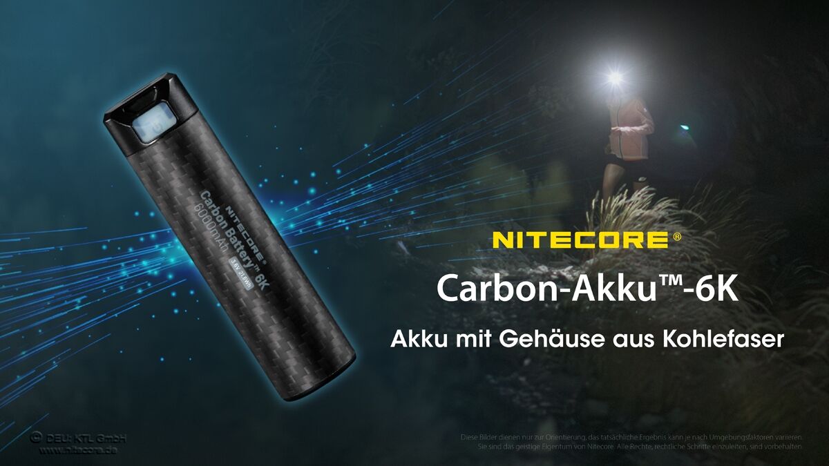 Nitecore Carbon Battery™ 6K