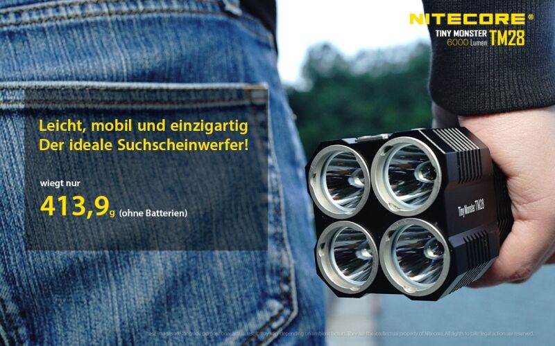 Nitecore TM28 - 6000 Lumen