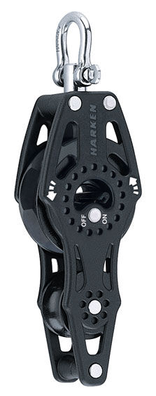 Harken 75mm Carbo Fiddle Ratchet w/Becket (2695)