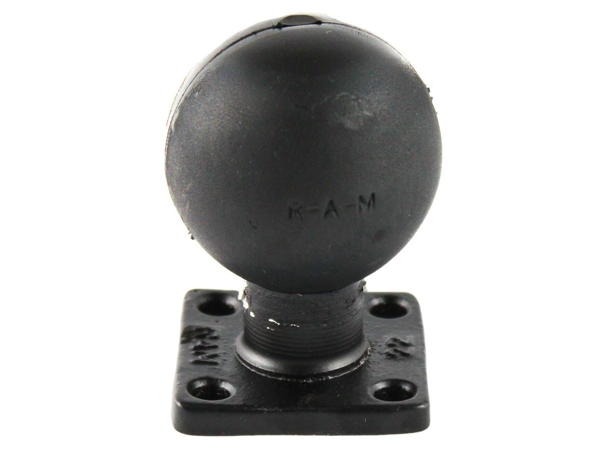 RAM Mounts quadratische Basisplatte (2 x 2 Zoll) - D-Kugel (2,25 Zoll), im Polybeutel