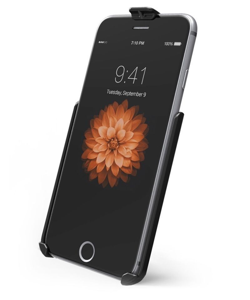 RAM Mounts Gerätehalteschale für Apple iPhone XS Max / 7 PLUS / 6 PLUS(ohne Schutzhüllen/-gehäuse) - Diamond-Anbindung (Trapez), Schrauben-Set, im Pol