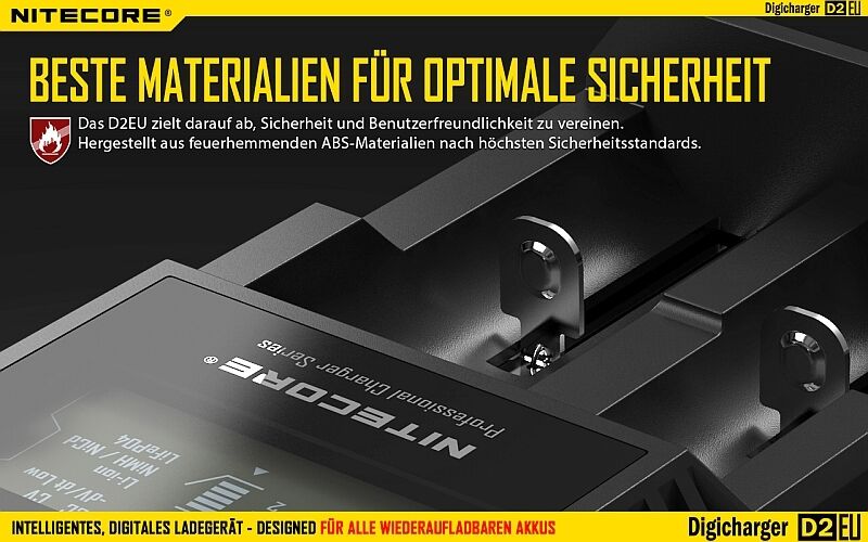 Nitecore Digicharger D2EU- EU-Version