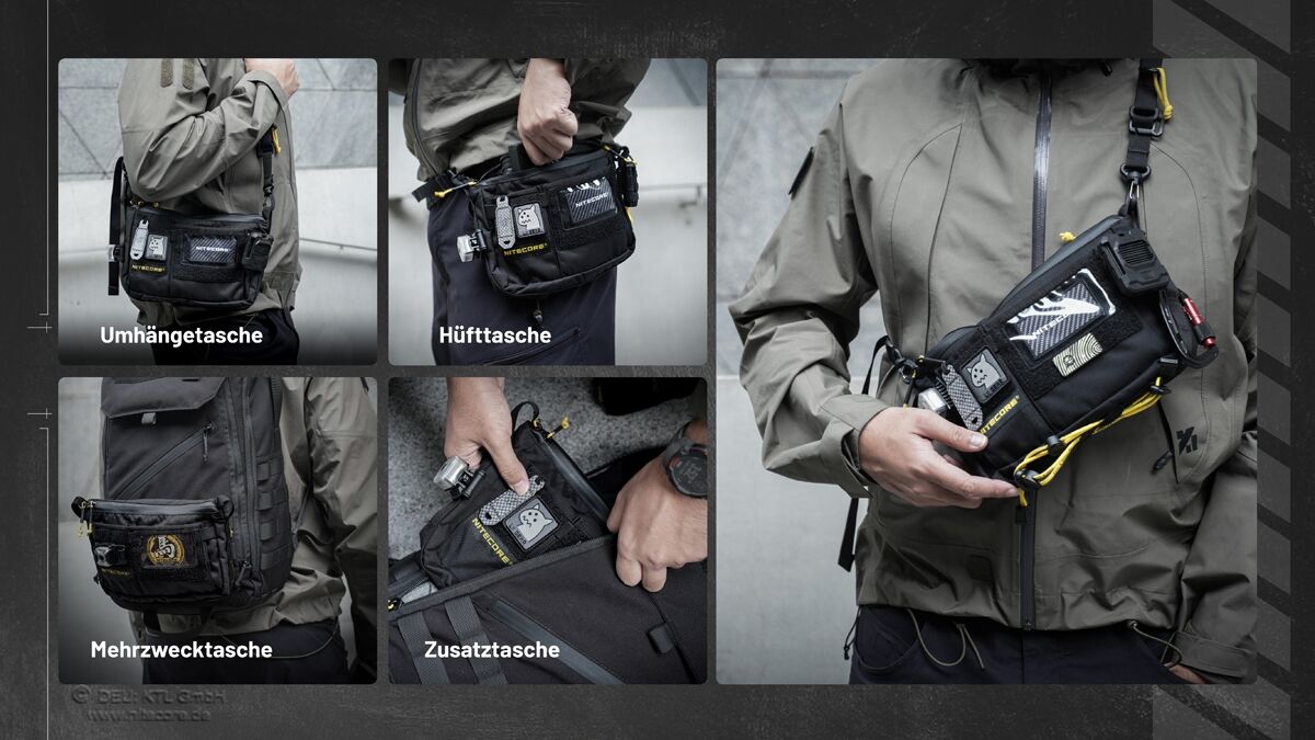 Nitecore SLB08 - EDC-Slingbag, 2 Liter