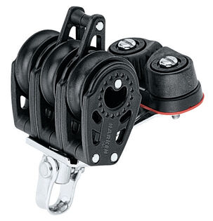 Harken 29mm Triple Carbo Block w/Cam Cleat & Becket (347)