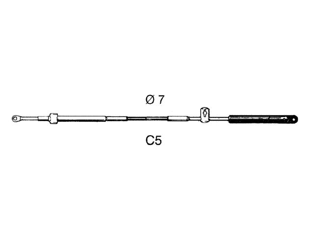 Ultraflex_C5_Schaltzug Ultraflex C5 Schaltzug (verschiedene Längen)