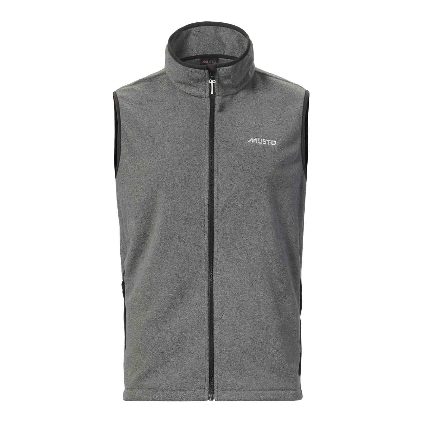 Musto Nautic Polartec Fleece Weste - Dark Grey Marl